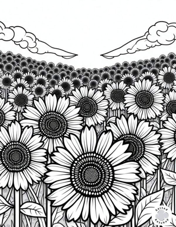 SaltedKetchup Adult Coloring Page. www.saltedketchup.com