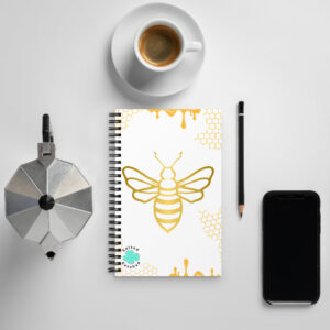 Bee-ing Spiral Notebook