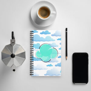 Up in the Clouds Spiral Notebook