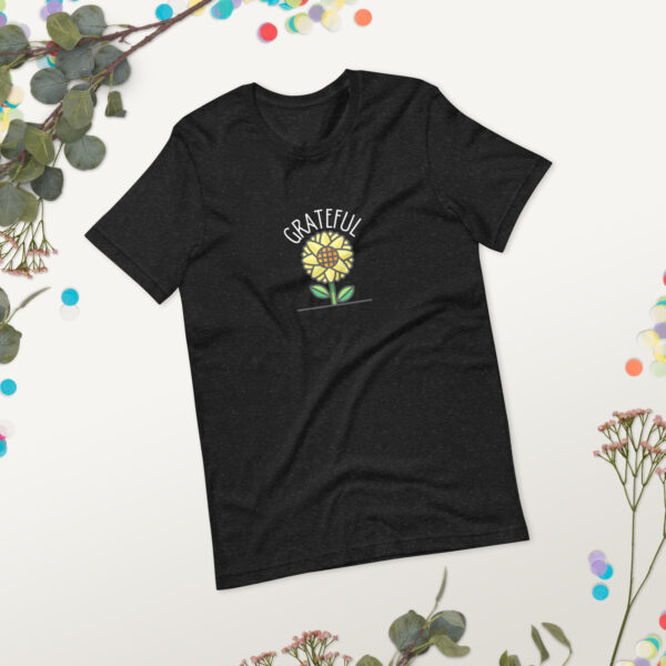 Grateful Sunflower Short-Sleeve T-Shirt - Image 4