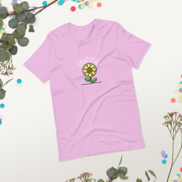 Grateful Sunflower Short-Sleeve T-Shirt - Image 5