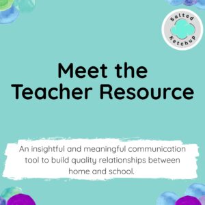 Back-to-school Meet the Teacher Activity Interaction SaltedKetchup www.saltedketchup.com